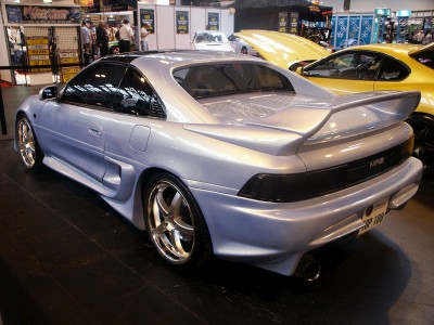Toyota MR2 Modified Blue Rear : click to zoom picture.